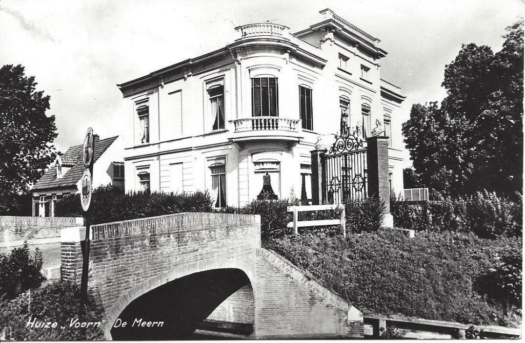 De Meern (Utr.) Huize Voorn, 1969, Verzamelen, Ansichtkaarten | Nederland, Ophalen of Verzenden, 1960 tot 1980, Ongelopen, Utrecht