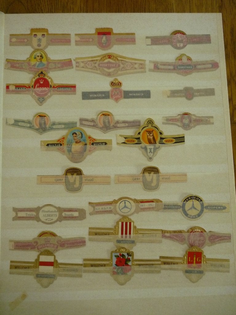 Kavel sigarenbandjes 25 stuks (398), Ophalen of Verzenden, Gebruikt, Sigarenbandjes
