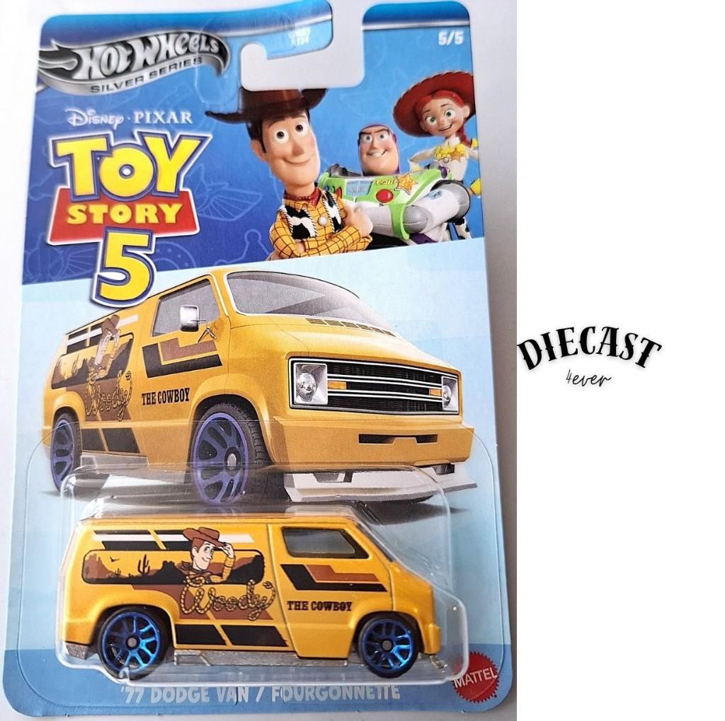 Hot Wheels 77 Dodge VAN Fourgonnet Toy Story 5 Silver series, Ophalen, Nieuw, Auto