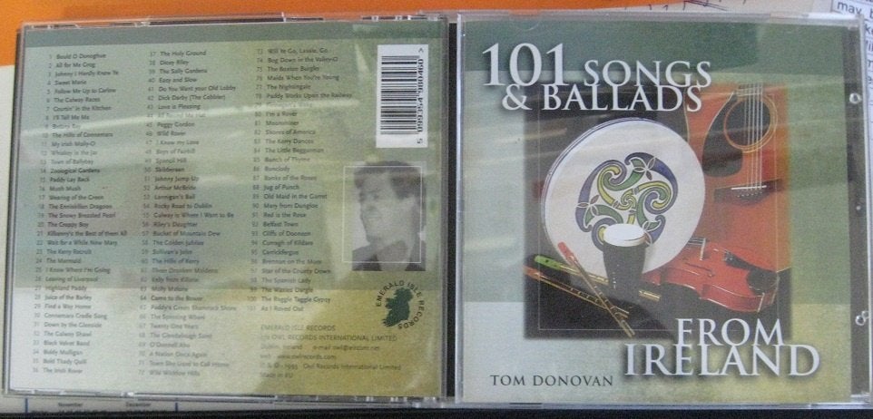 IERLAND, Ierse CD 101 songs and ballads, met tekst boekje, Ophalen of Verzenden