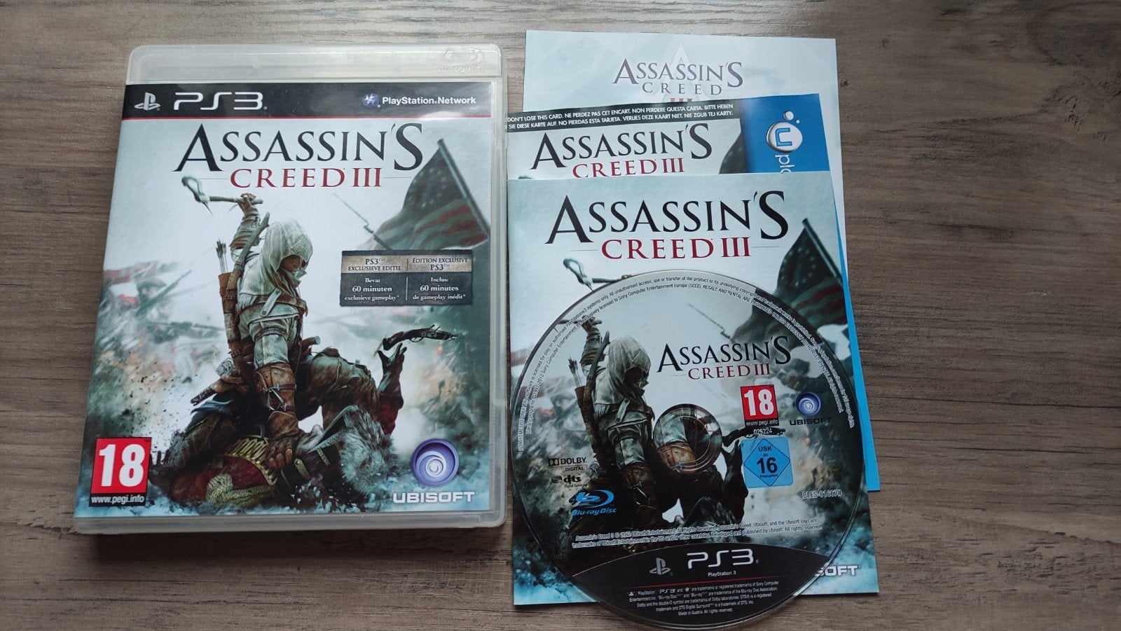 Assassins creed 3 Playstation 3 game, Avontuur en Actie, Ophalen of Verzenden, Zo goed als nieuw, 3 spelers of meer