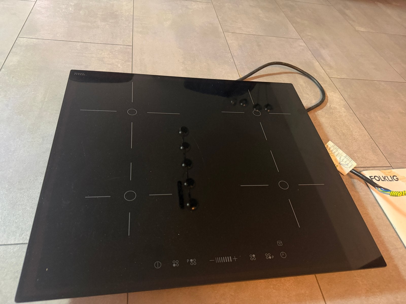 IKEA Inductiekookplaat - Zo goed als nieuw, Witgoed en Apparatuur, Ophalen, 4 kookzones, Zo goed als nieuw, Energieklasse A of zuiniger
