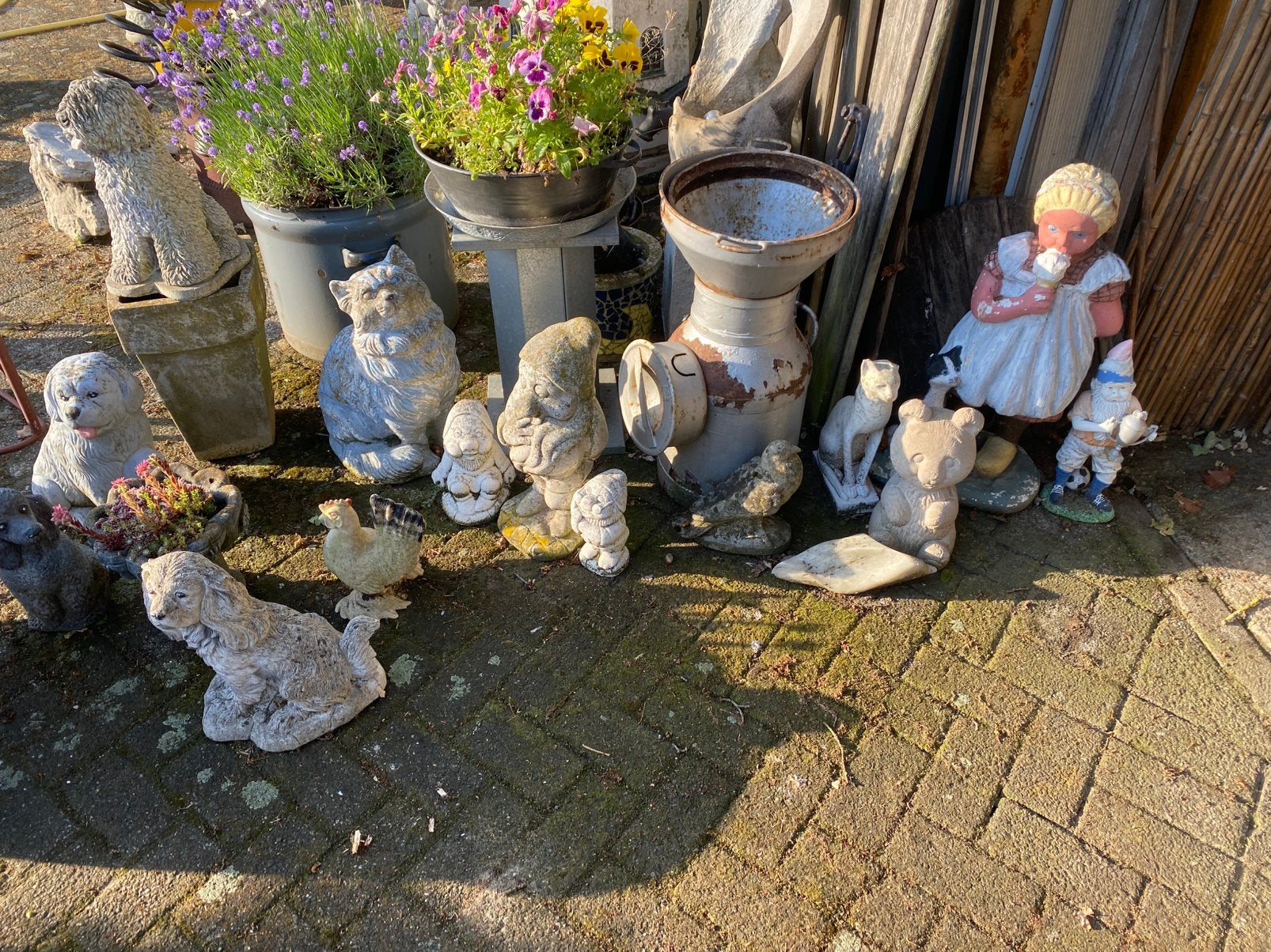 Diverse prachtige betonnen beelden, Ophalen, Zo goed als nieuw