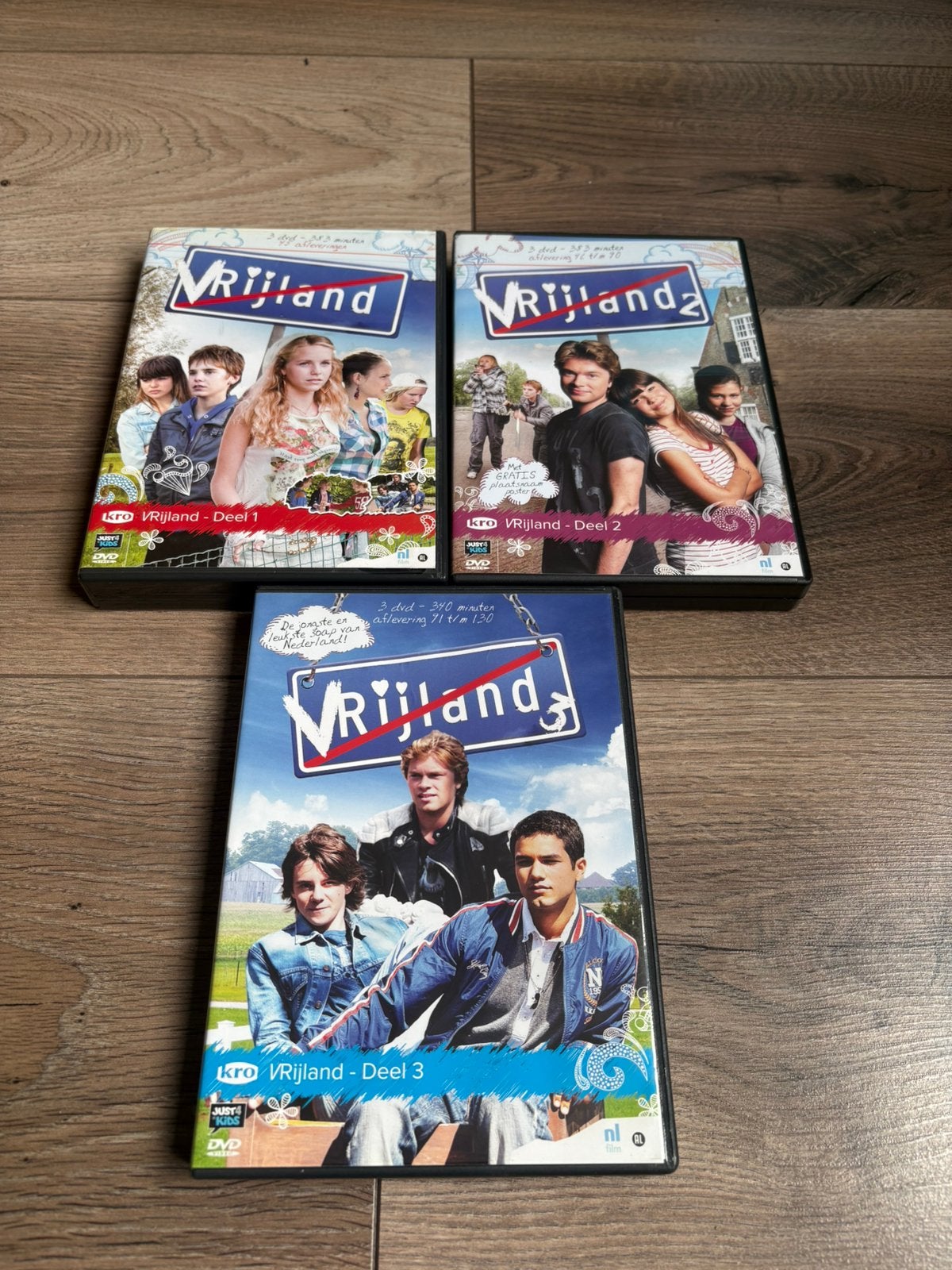 Vrijland complete serie seizoen 1,2 en 3, Ophalen of Verzenden, Zo goed als nieuw