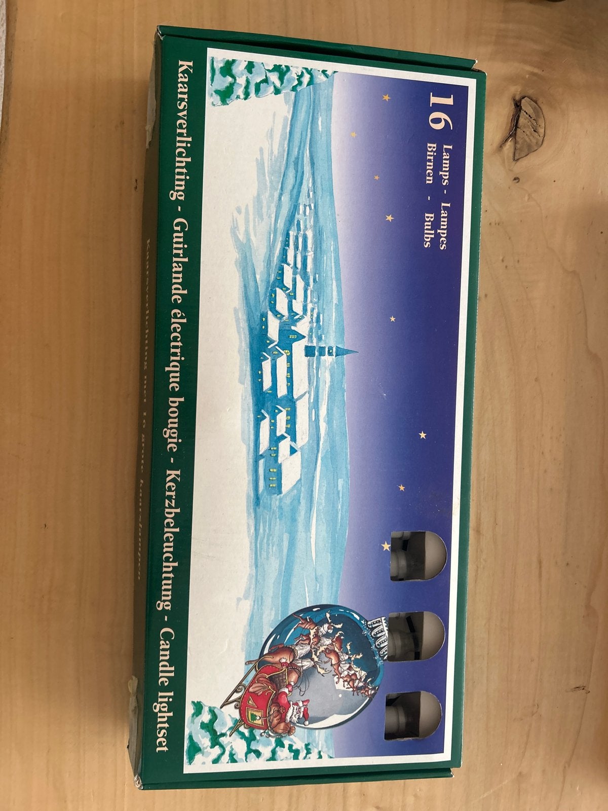 Kerst verlichting, Ophalen