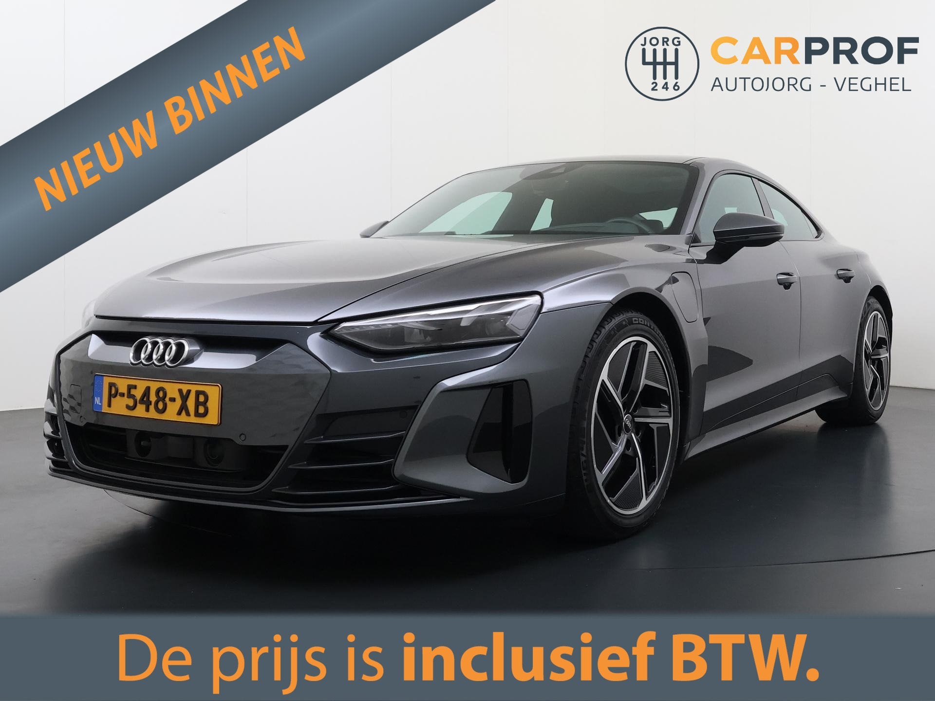Audi e-tron GT GT 93 kWh NL Auto | Stoel verwarming | Stuurw, Zwart, 93 kWh, Vierwielaandrijving, Zilver of Grijs