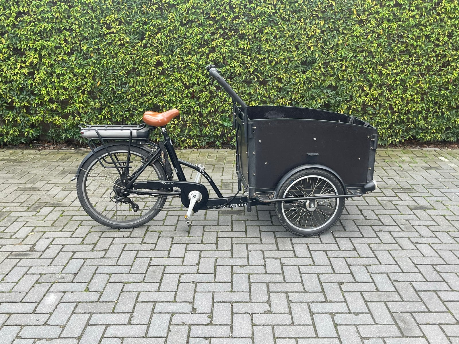Elektrische bakfiets - Troy, 4 kinderen of meer, Gebruikt, Elektrisch, Schijfrem