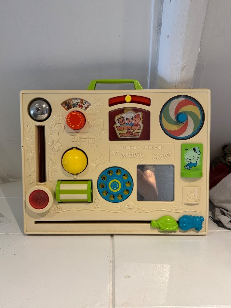 Vintage Fisher Price activity center, Kinderen en Baby's, Speelgoed | Fisher-Price, Ophalen of Verzenden, Gebruikt, Speelset