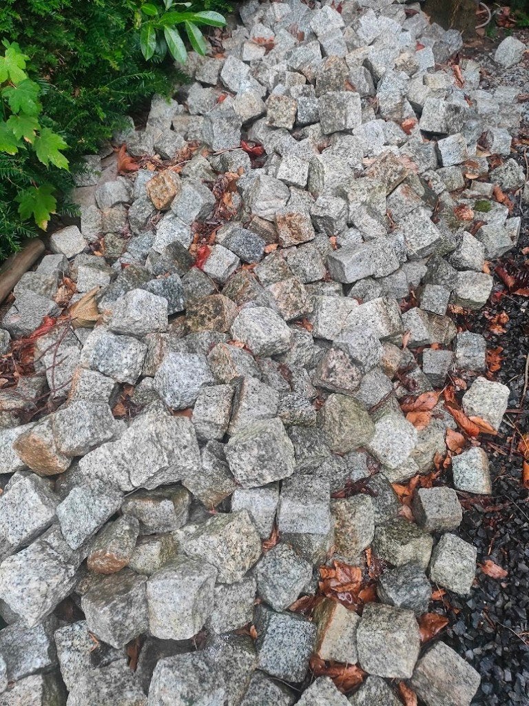 Granieten kinderkopjes, Ophalen, Gebruikt, Overige typen, Natuursteen