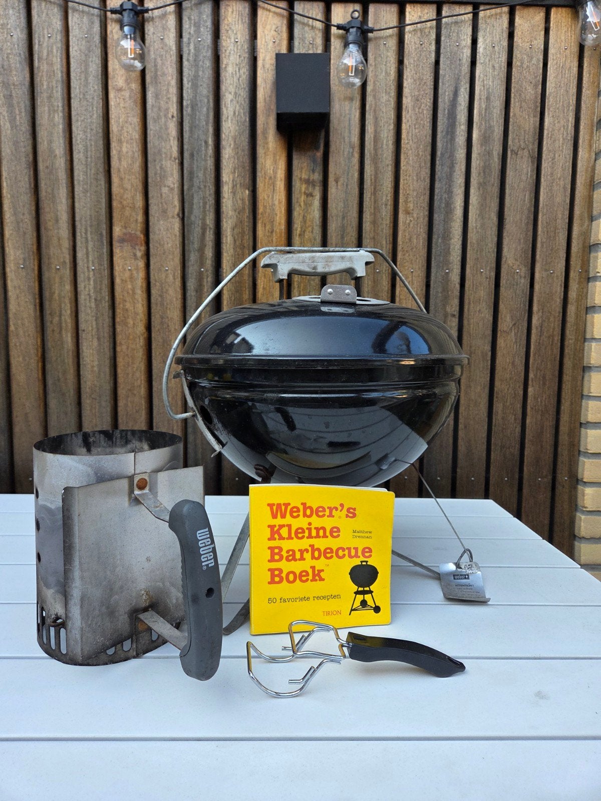 Weber Smokey Joe Premium Houtskoolbarbecue, Ophalen of Verzenden, Gebruikt, Weber