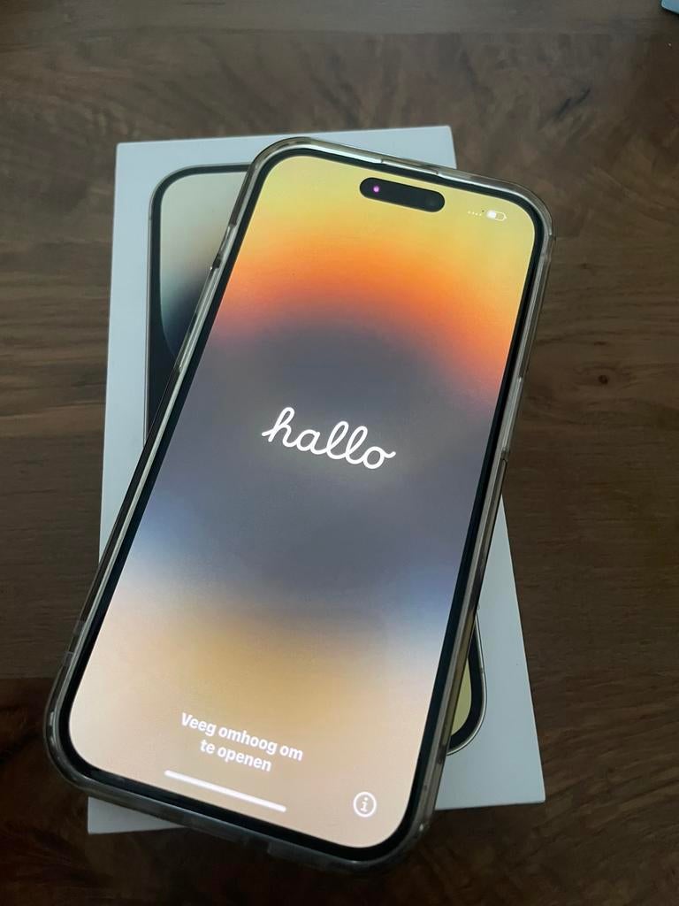 Iphone 14 pro gold 88% schadevrij 128gb, Telecommunicatie, Mobiele telefoons | Apple iPhone, Ophalen of Verzenden, Zo goed als nieuw