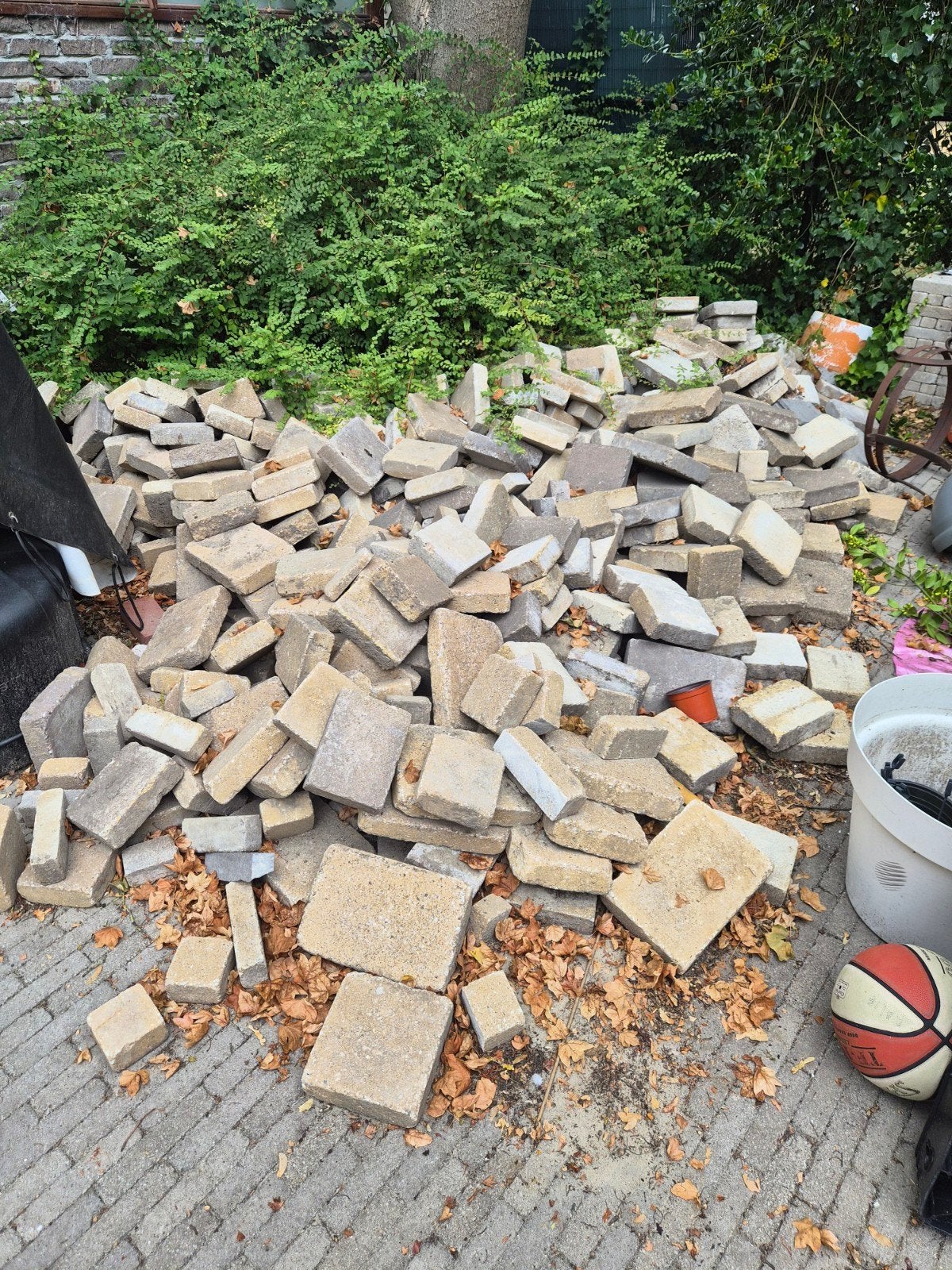 Gratis af te halen: Gebruikte wildverband bestrating/tegels, Ophalen, Overige materialen, Gebruikt, Minder dan 20 cm