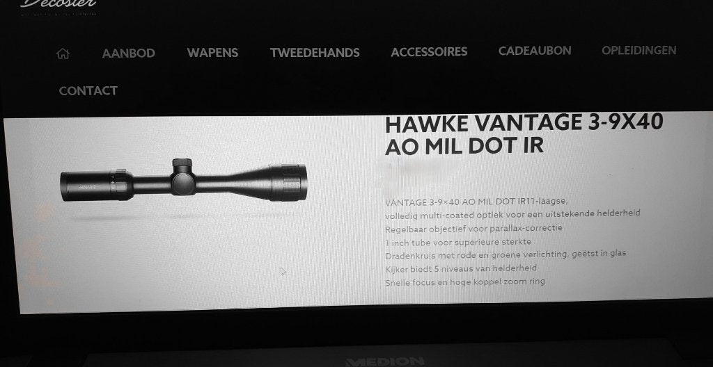 Richtkijker Hawke Vantage, Ophalen of Verzenden, Nieuw