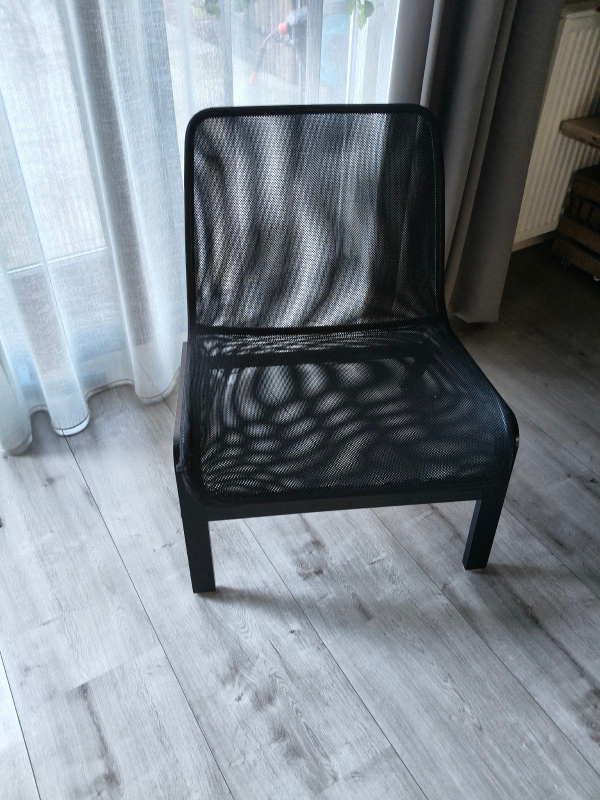 IKEA NOLMYRA fauteuil, Kunststof, Zwart, Zo goed als nieuw, Eén