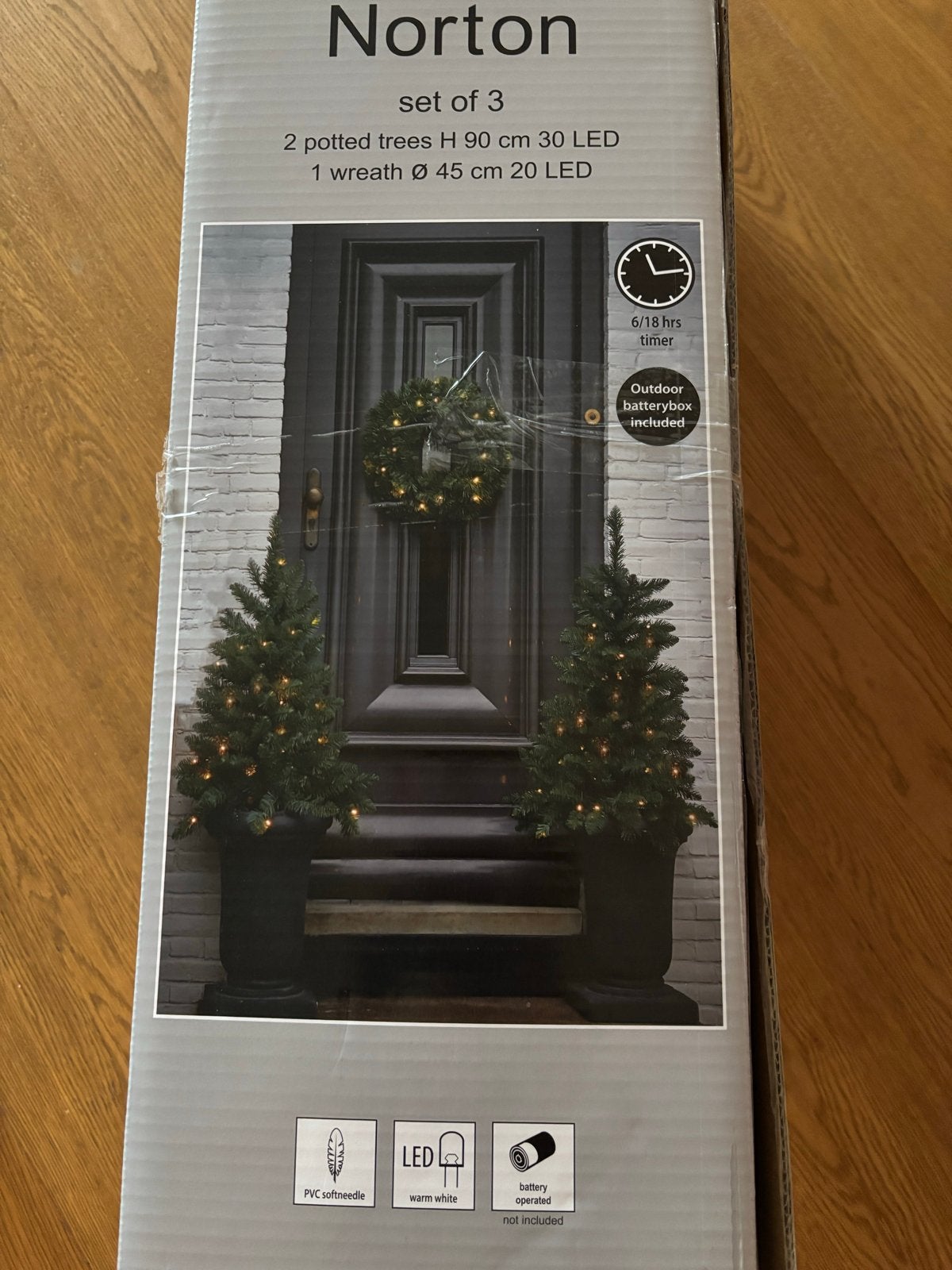 Buitendeurversiering voor kerst, Diversen, Kerst, Ophalen, Zo goed als nieuw