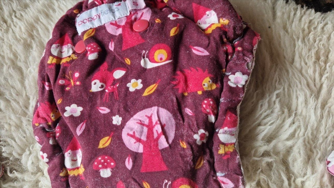 Set van 5 wasbare luiers voor baby's, Ophalen of Verzenden, Gebruikt, Babyfeels, Jongetje of Meisje
