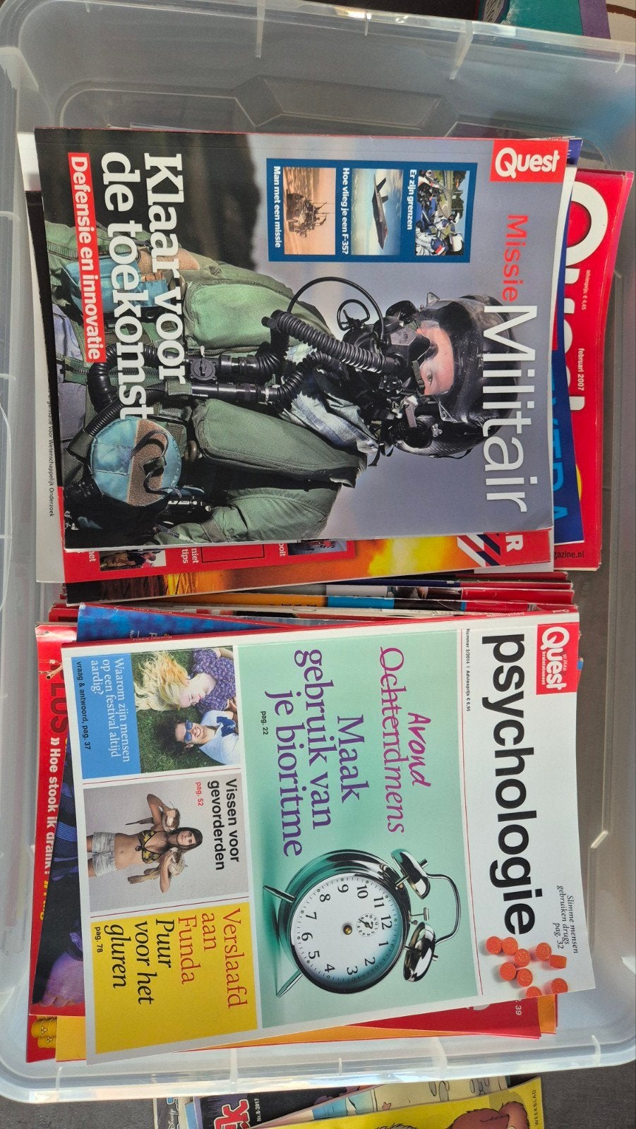 Quest Magazine collectie: feb 2007 t/m aug 2015, Ophalen, Gelezen, Wetenschap en Natuur