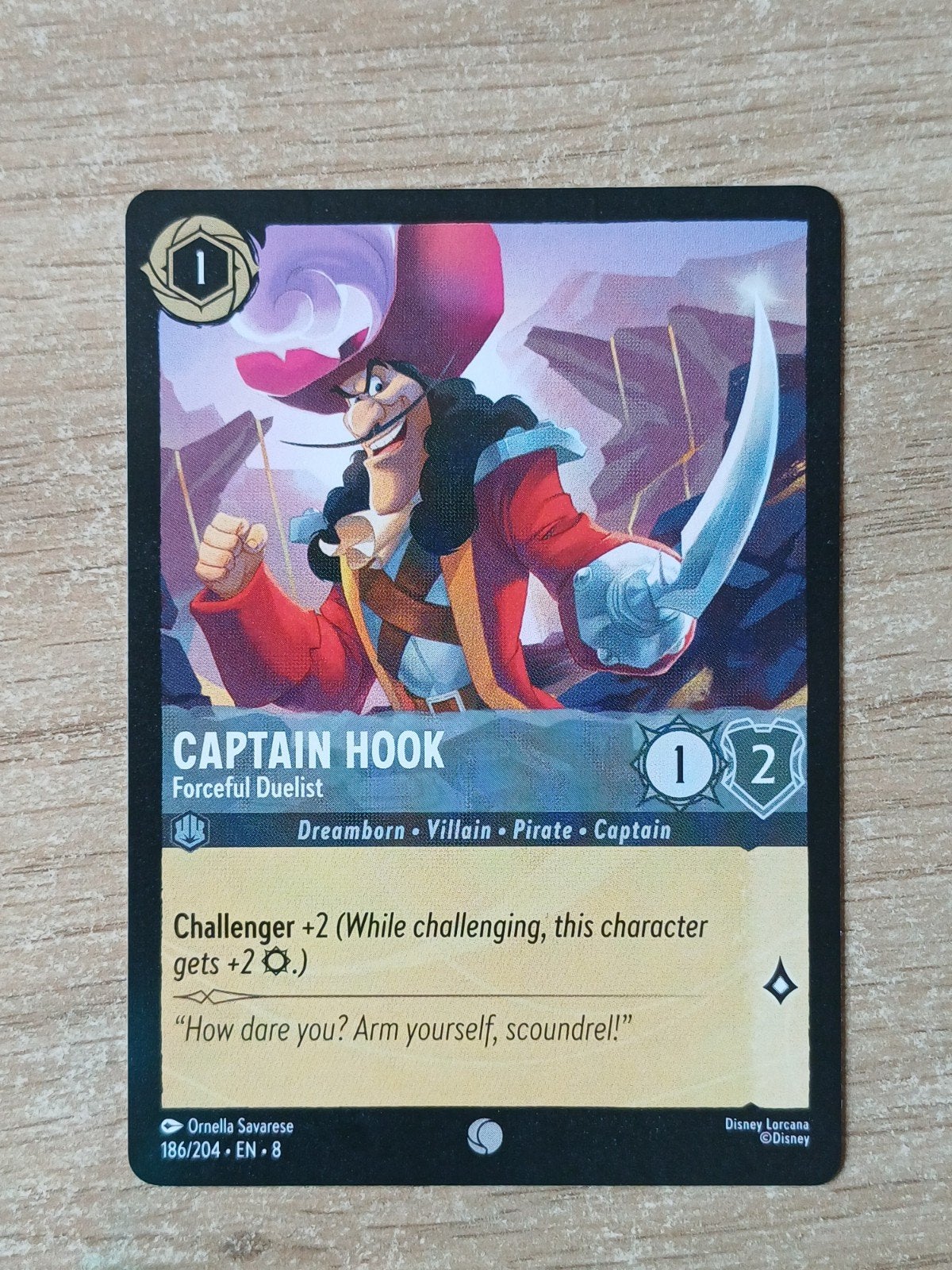 captain hook 186/204, Ophalen of Verzenden, Nieuw, Losse kaart