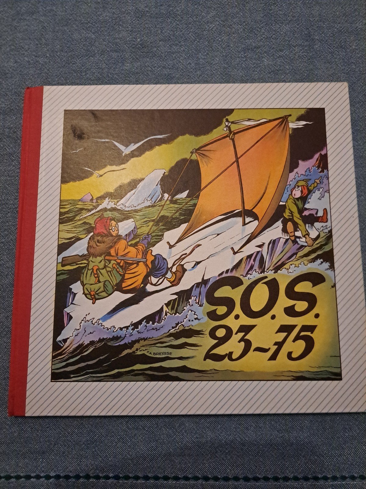 S.O.S. 23-75 - Avontuurlijke strip over Groenland, Boeken, Eén stripboek, Ophalen, Gelezen, F.A. Breysse