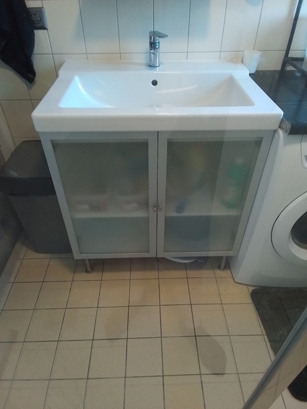 badkamer wasbak zonder kraan, Gebruikt, Minder dan 100 cm, Wasbak of Wastafel, 25 tot 50 cm