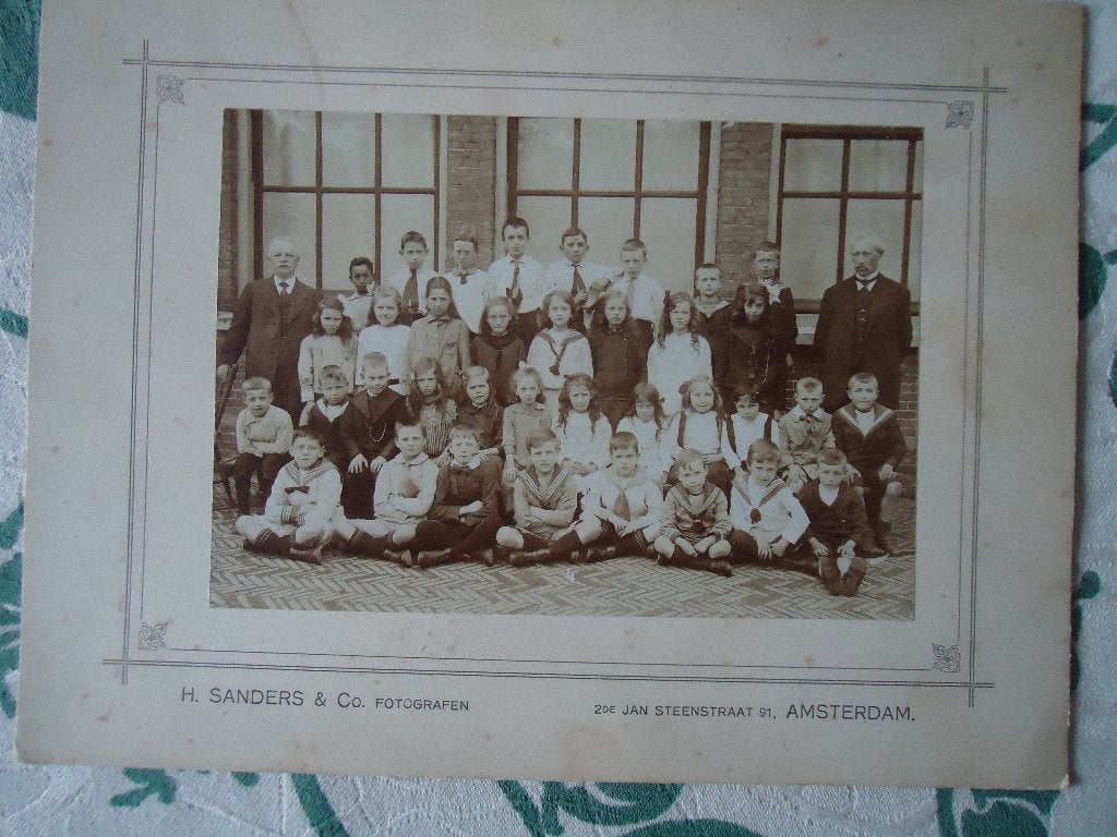 4 GROTE foto's 1920 Fotograaf H. Sanders Amsterdam  IZGST., Verzamelen, Verzenden, Foto, Zo goed als nieuw, Voor 1940
