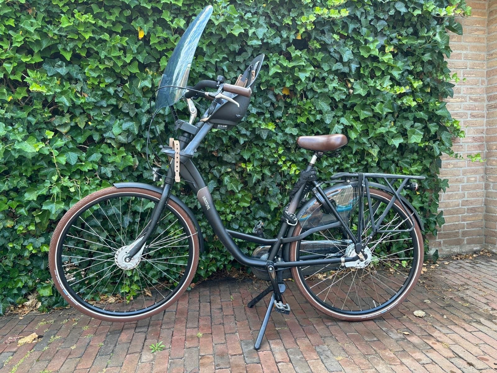 Van Tuyl moederfiets en optioneel zitje, Gebruikt, Dubbele standaard, 1 zitje, Ophalen