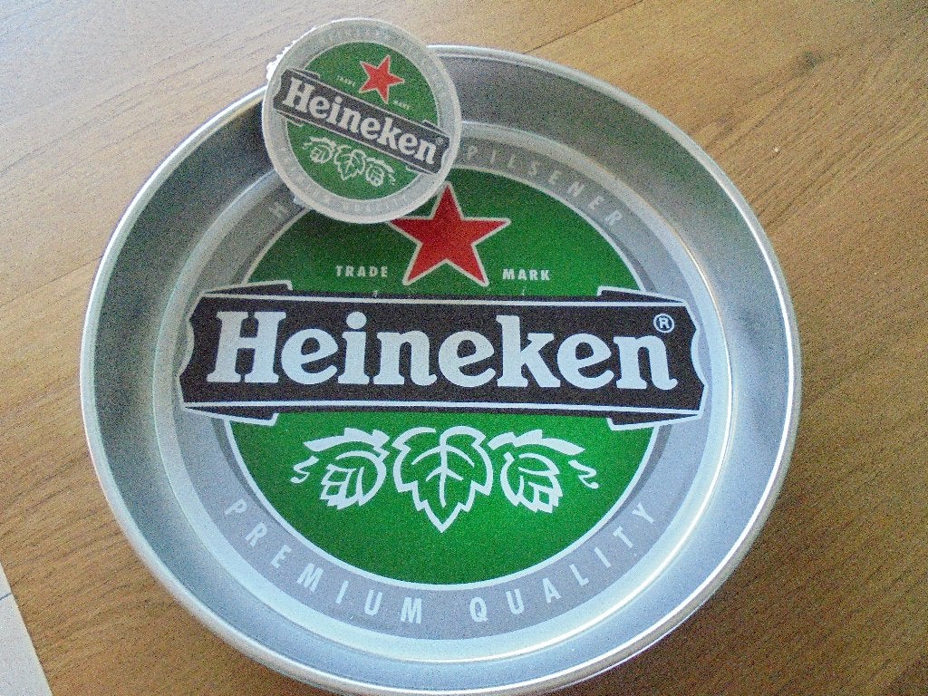 heineken dienblad, Verzamelen, Biermerken, Ophalen of Verzenden, Nieuw, Overige typen, Heineken