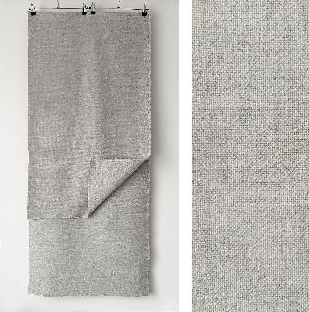 PLOEGWOOL 98 MEUBELSTOF RESTANT 225x60,5 cm GRIJS-WIT NIEUW!, Wol, 30 tot 120 cm, Meerkleurig, Verzenden