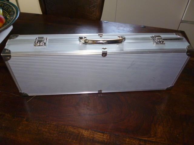 RVS barbecue set in aluminium koffer  45 x 15 x 9 cm, Ophalen of Verzenden, Nieuw