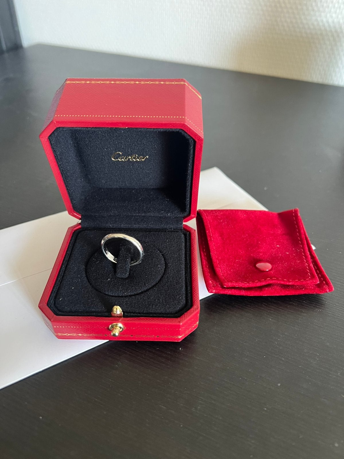 Cartier Plantium Ring EU59, Ophalen of Verzenden, Zo goed als nieuw, Goud, Heer
