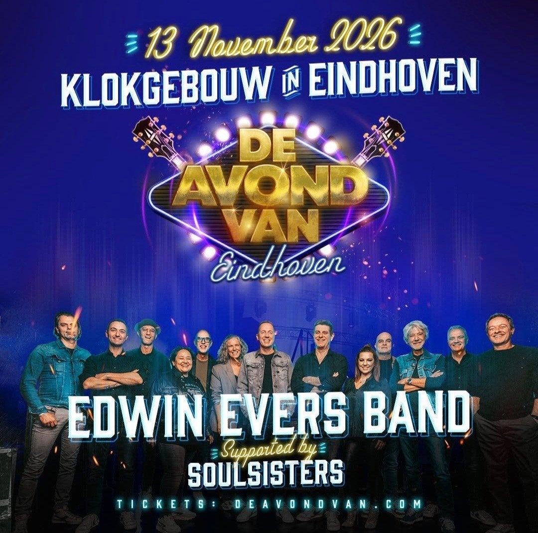 2 kaartjes Avond van Eindhoven met de Edwin Evers band, Twee personen, November