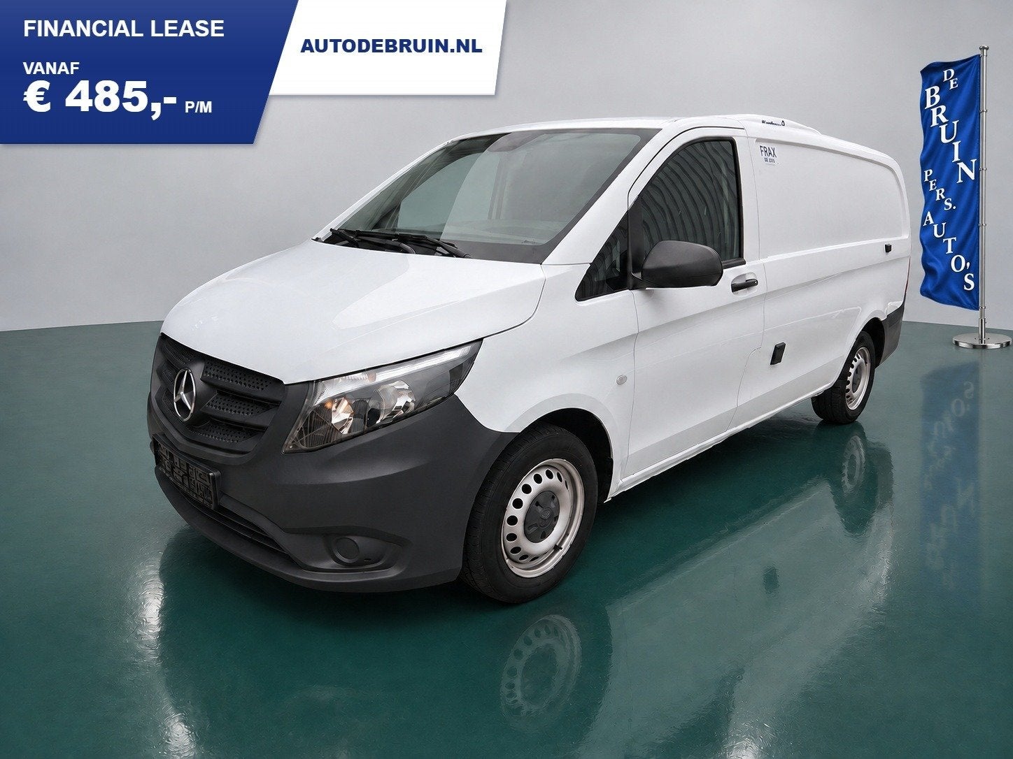Mercedes-Benz Vito 116 CDI Automaat L2 Kestner Koelwagen Air, Automaat, Gebruikt, 4 cilinders, Wit