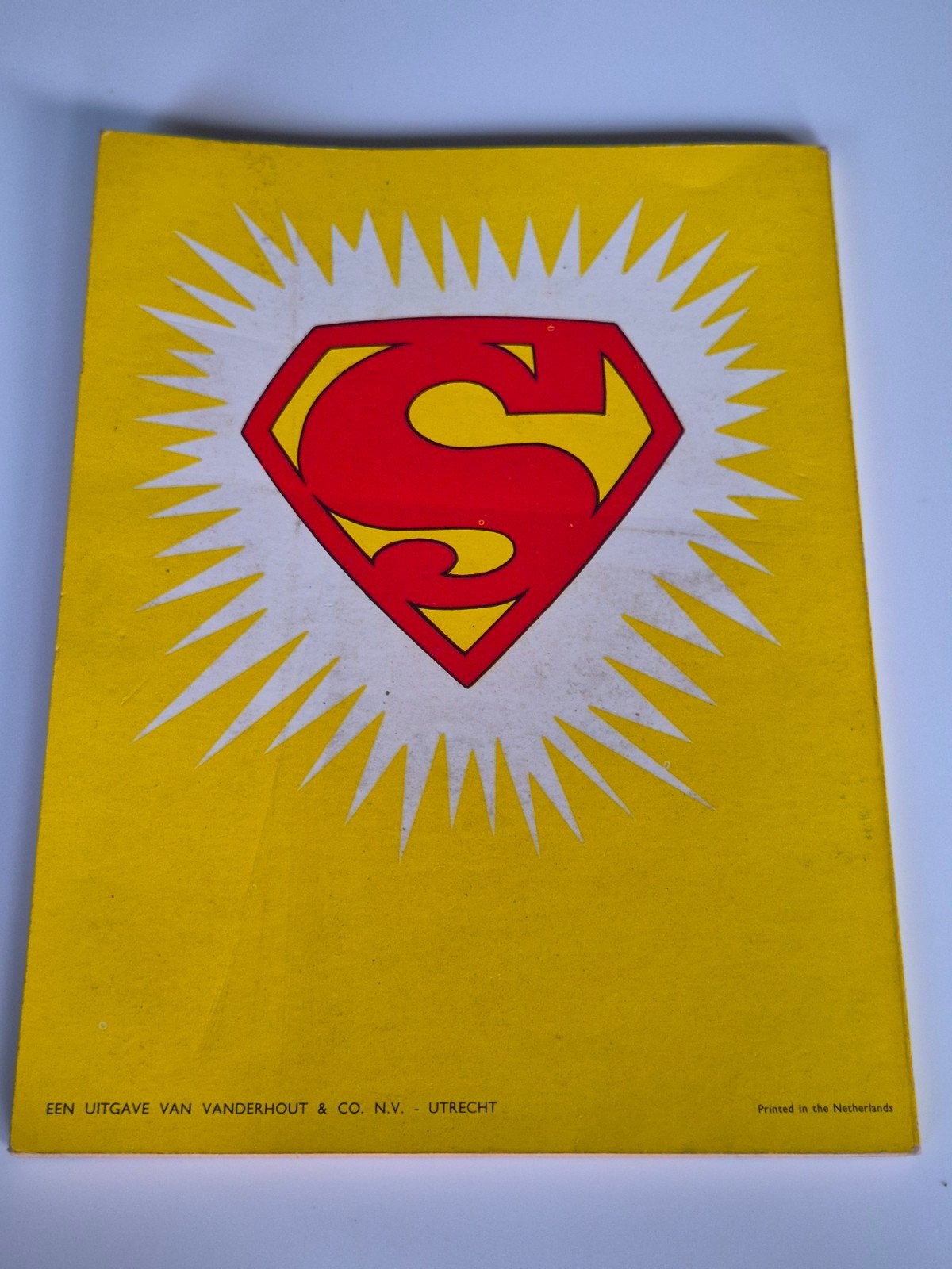 Superman Album 2 - Vanderhout & Co. N.V. (1967), Eén stripboek, Ophalen of Verzenden, Gelezen, Jerry Siegel, Joe Shuster (oorspronkelijk)
