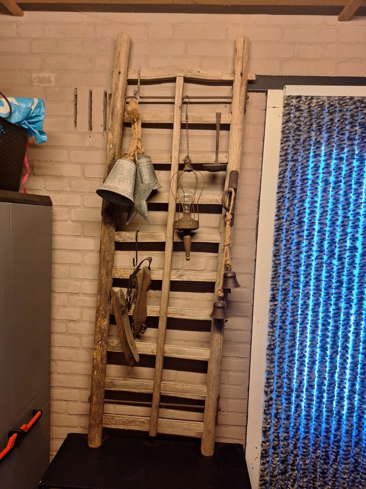 Oude houten trap - 1.65m hoog Alleen afhalen, Ophalen of Verzenden, Gebruikt, Trap, Minder dan 2 meter
