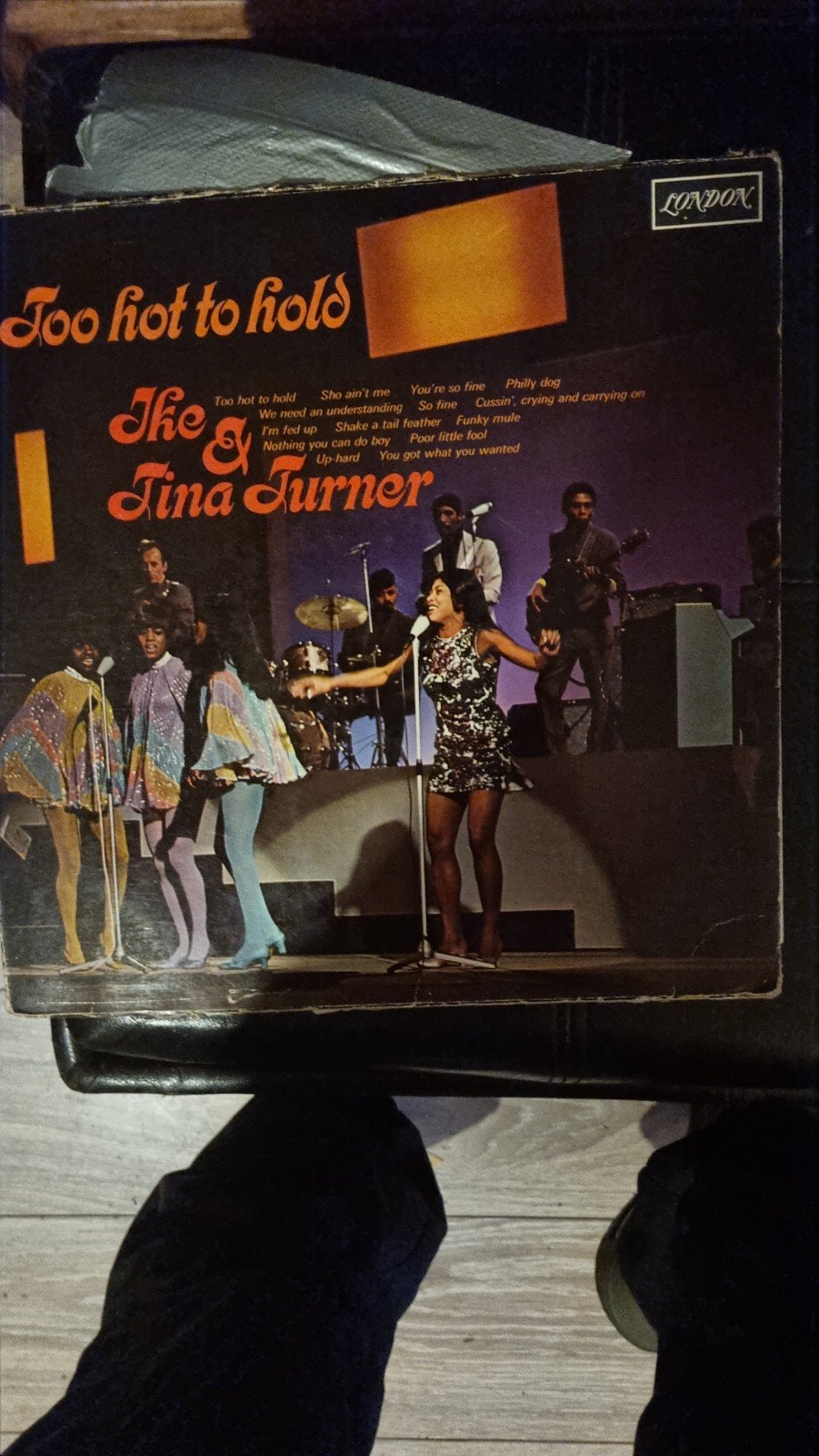 The Ike & Tina Turner Show - Too Hot to Hold LP, Cd's en Dvd's, Vinyl | Rock, Ophalen of Verzenden, Gebruikt, 12 inch, LP