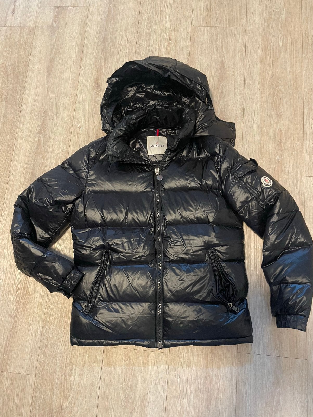 Moncler jas 1 op 1 maat xs, Kleding | Heren, Ophalen of Verzenden, Zo goed als nieuw, Maat 46 (S) of kleiner, Zwart