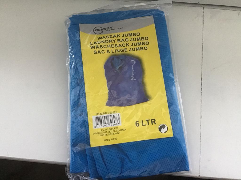 Nieuwe waszak jumbo 6 liter, Ophalen of Verzenden, Overige typen