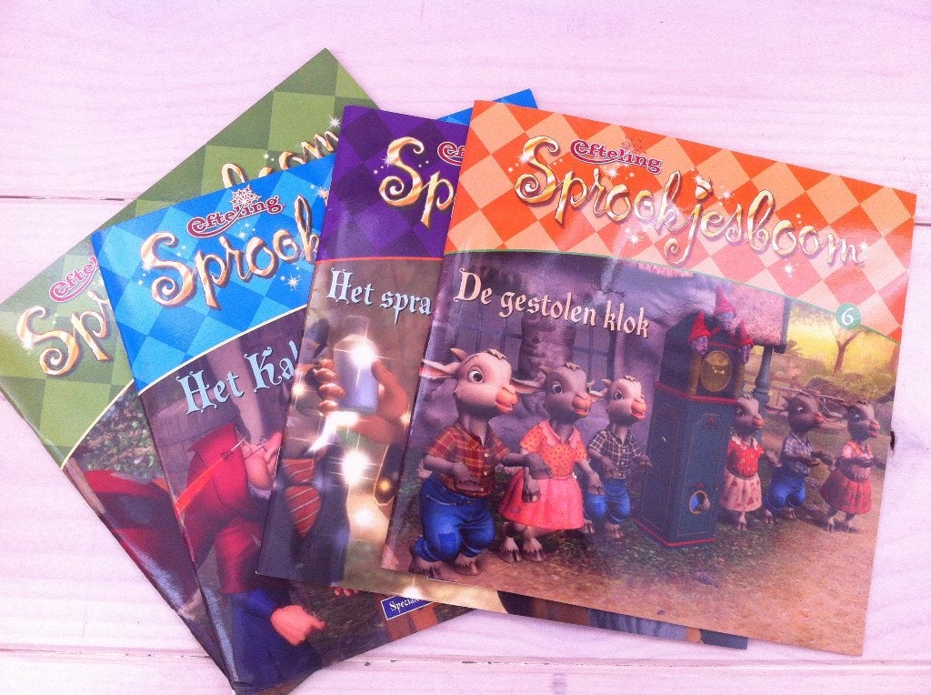 4 Efteling Sprookjesboom boekjes, Ophalen of Verzenden, Zo goed als nieuw, Overige typen