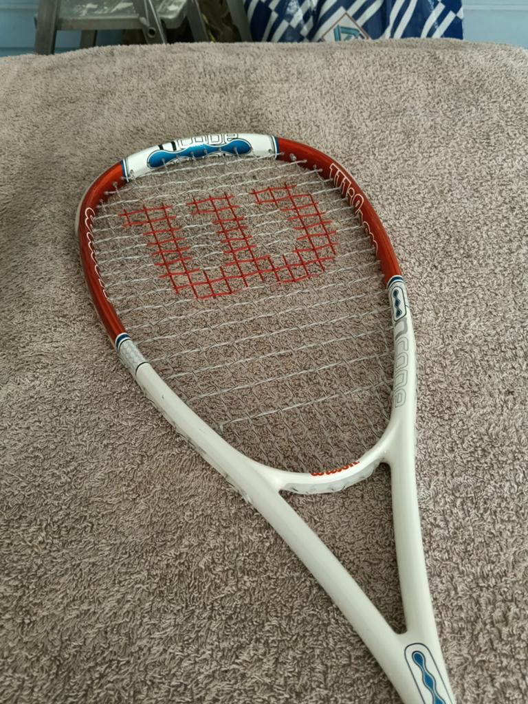 WILSON N CODE N SWORD SQUASH RACKET MET FOEDRAAL, Ophalen