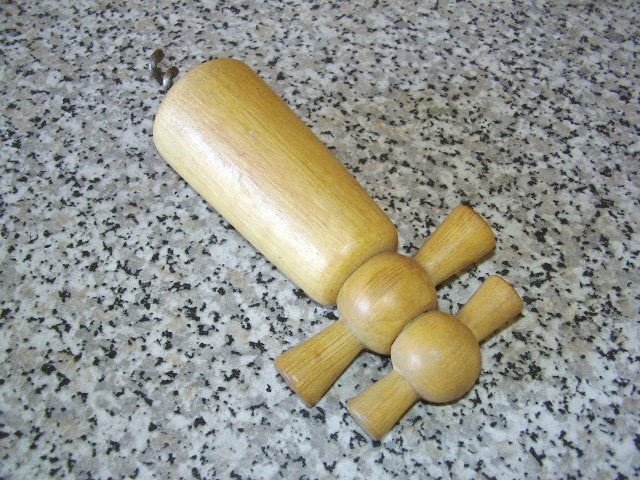 Oude Franse kurkentrekker van buxushout, Antiek en Kunst, Ophalen of Verzenden