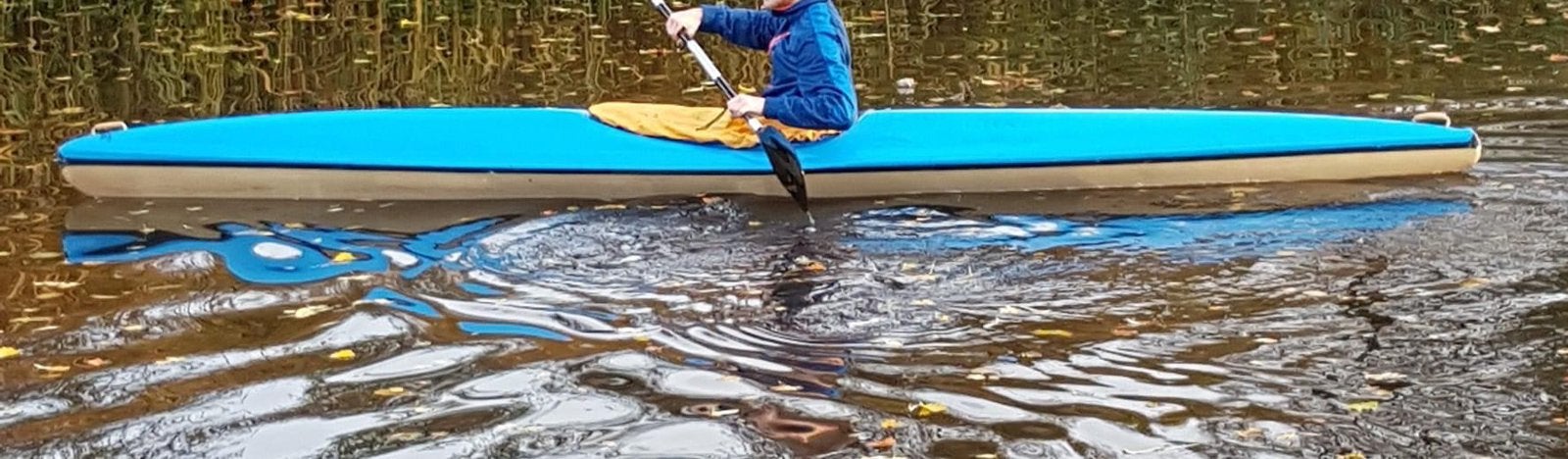 Sportieve lichtgewicht Kajak met klaproer | Tiekano Ghat, Ophalen, Gebruikt, 1-persoons