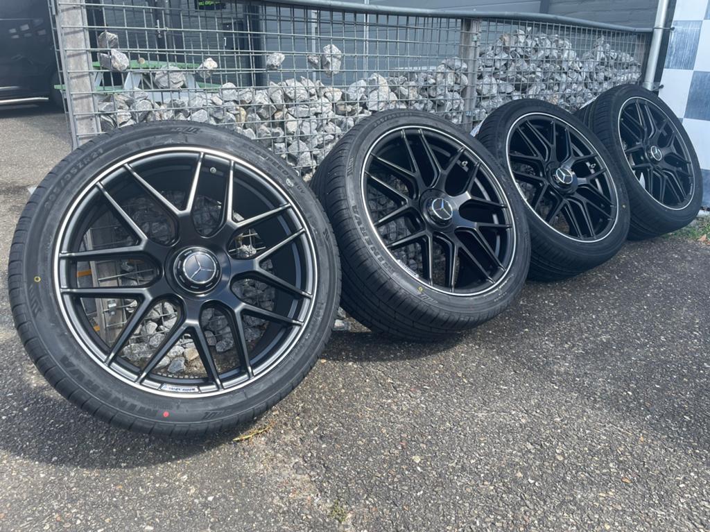 21 inch Mercedes GLC AMG velgen 5x112 + zomerbanden, Velg(en), Nieuw, Personenwagen, Zomerbanden