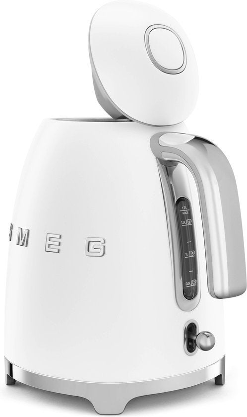 SMEG KLF03 waterkoker mat wit – Retourdeal, Info@mystore.nl, 1 tot 2 liter, Nieuw, Bruggestraat 18