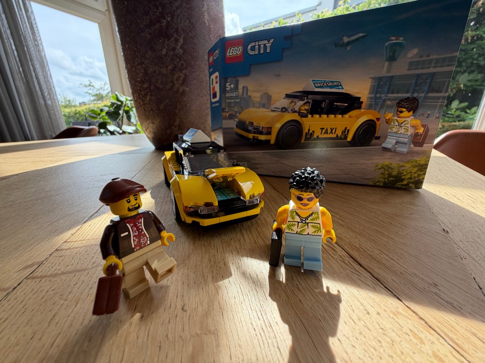 Lego City Taxi 60407 met 2 Minifiguren, City, Lego, Ophalen of Verzenden, Zo goed als nieuw