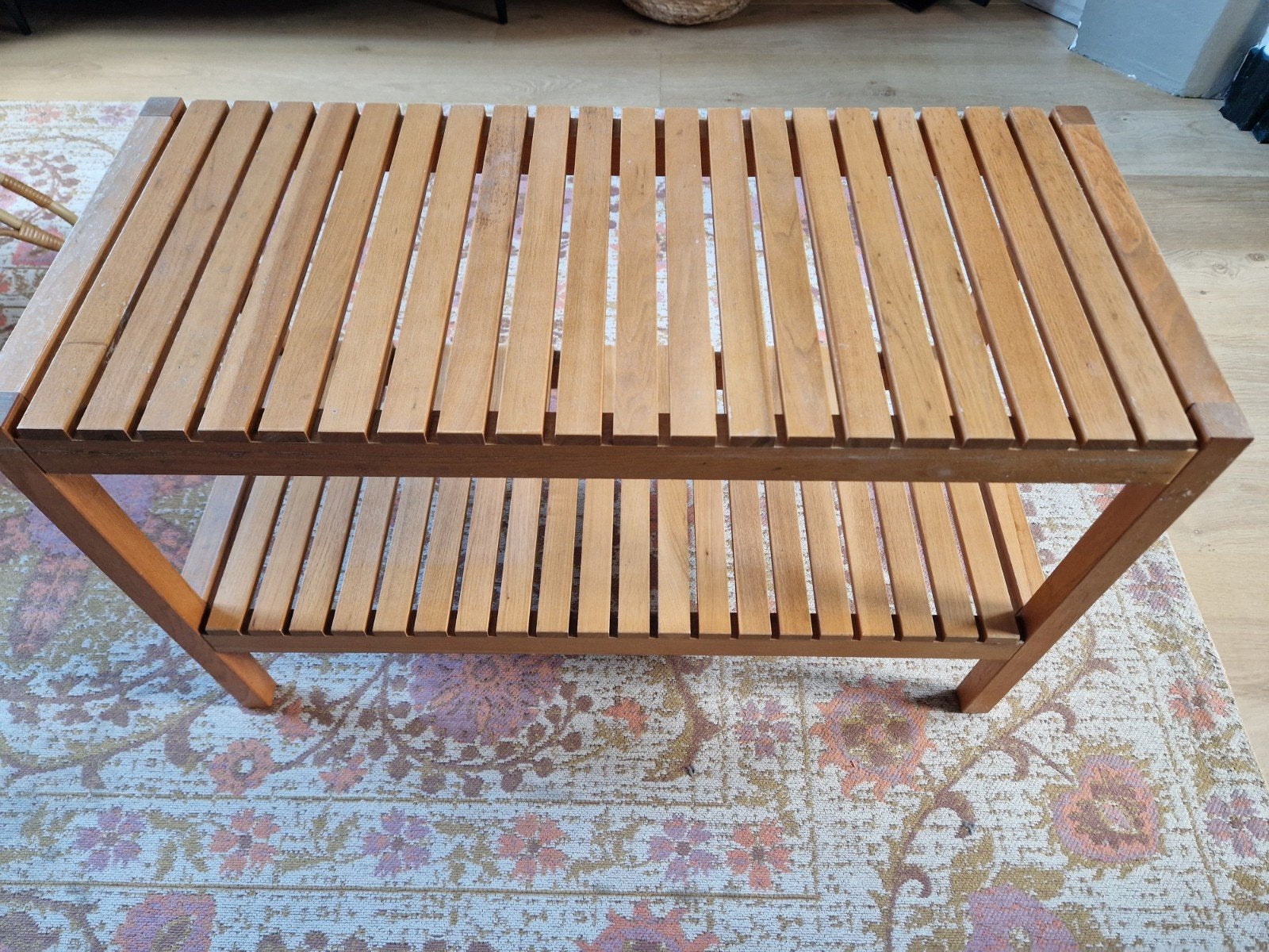 IKEA Molger Badkamerrek / Bankje - Multifunctioneel Hout, Ophalen, Gebruikt, IKEA, Hout