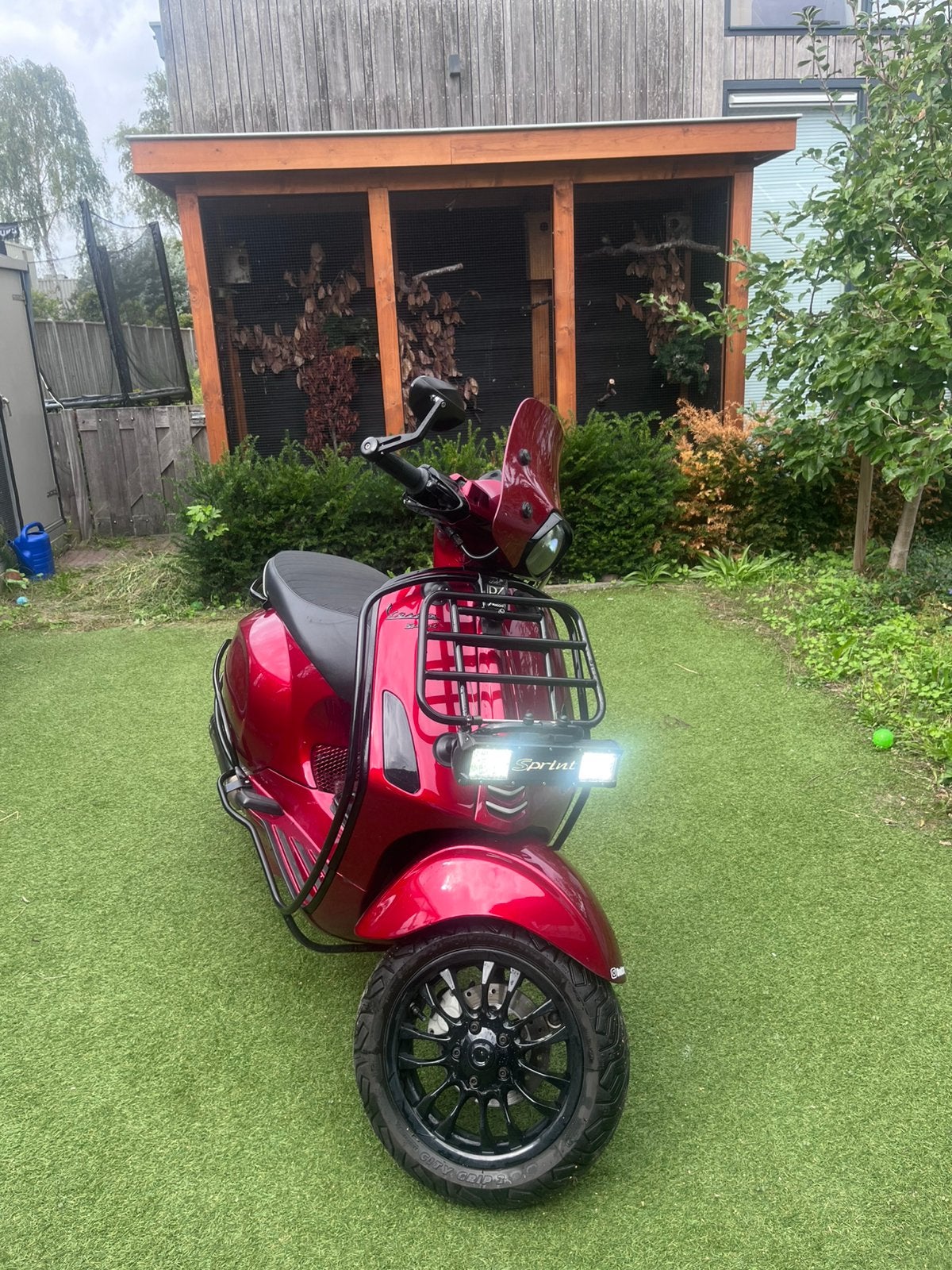 Vespa sprint 80cc full malossi akrapovic, Ophalen of Verzenden, Zo goed als nieuw, Benzine, Overige modellen