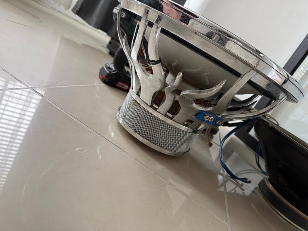 Krachtige audıobahn 15 inch Subwoofer- 3000W piek, 1000W RMS, Overige merken, Gebruikt, Subwoofer, Ophalen of Verzenden