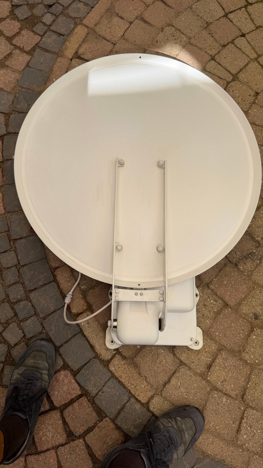 Alden volautomatische schotel voor camper of boot, Ophalen of Verzenden, Gebruikt, (Schotel)antenne, Overige merken