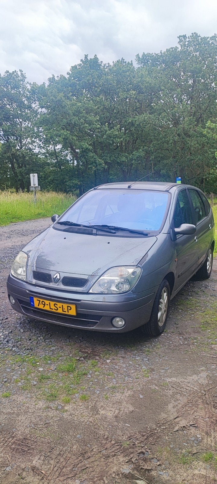 In prijs verlaagd!Renault Scénic 1.6 16V 2003 Grijs, Auto's, Stof, 4 cilinders, Origineel Nederlands, Handgeschakeld