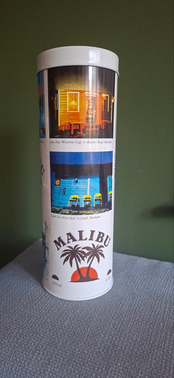 Malibu blik, Ophalen, Gebruikt